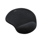 TooQ Alfombrilla para ratón ergonómica con reposamuñecas de gel, Negro - imagen 1