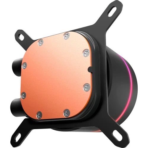 NZXT KRAKEN CORE RGB - 240MM AIO LIQUID COOLER WITH RGB CAP & RGB CORE FAN (BLACK) RL-KR24C-B1 - imagen 3