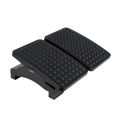 TOOQ REPOSAPIES AJUSTABLE EN ALTURA E INCLINACIÓN, NEGRO - imagen 1