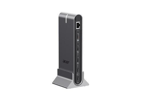 Acer HP.DSCAB.022 base para portátil y replicador de puertos Alámbrico USB 3.2 Gen 1 (3.1 Gen 1) Type-C Plata - imagen 2
