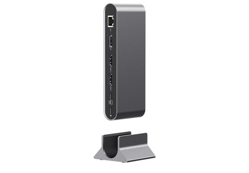Acer HP.DSCAB.022 base para portátil y replicador de puertos Alámbrico USB 3.2 Gen 1 (3.1 Gen 1) Type-C Plata - imagen 3