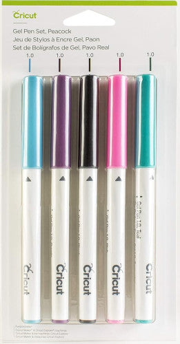 CRICUT GEL PEN SET PEACOCK