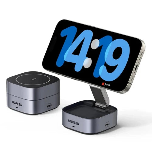 UGREEN 2-IN-1 MAGNETIC WIRELESS CHARGER