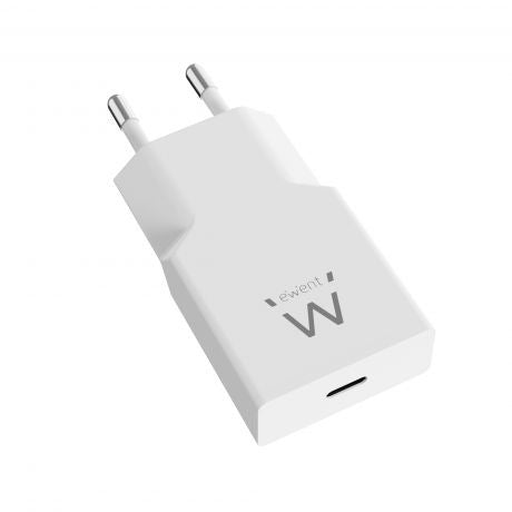 Ewent Cargador Rápido USB-C PD de 20W con Tecnología GaN y Diseño Ultrafino - imagen 1