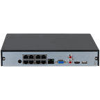 Dahua (DHI-NVR2108HS-8P-4KS3) DAHUA GRABADOR IP SERIE 2, 8 CANALES, 8 POE, 1HDD I/O 2/1 - imagen 3