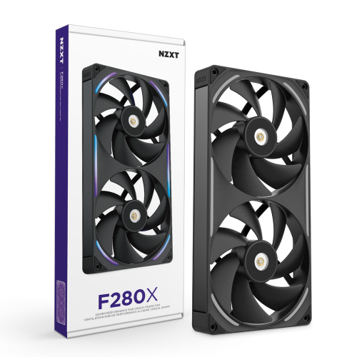 NZXT F280X RGB SINGLE-FRAME NEGRO - imagen 2