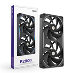 NZXT F280X RGB SINGLE-FRAME NEGRO - imagen 2
