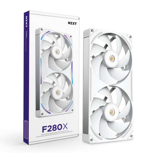 NZXT F280X RGB SINGLE-FRAME BLANCO - imagen 2