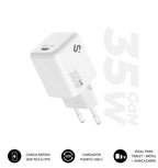 SUBBLIM CARGADOR GAN 35W CHARGER USB C - imagen 1