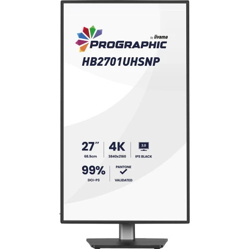 Iiyama MONITOR IIYAMA, IPS PANEL TECHNOLODY LED, 27 PULGADAS, 68.5 CM, 3840X2160, 60 HZ - imagen 3