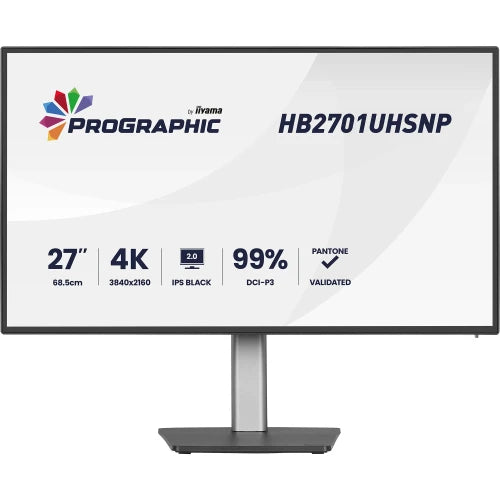 Iiyama MONITOR IIYAMA, IPS PANEL TECHNOLODY LED, 27 PULGADAS, 68.5 CM, 3840X2160, 60 HZ - imagen 1