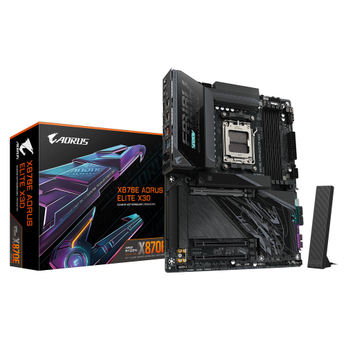 Gigabyte PLACA GIGABYTE X870 AORUS ELITE X,AMD,AM5,X870,4DDR5,256GB,1HDMI+2USB4,2SATA6+2M.2,5GBLAN+WIFI7+BT5.4,10USB3.2,ATX - imagen 1