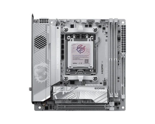 MSI PLACA MSI MPG X870I EDGE TI EVO WIFI,AMD,AM5,X870E,2DDR5,128GB,1HDMI+2DP TYPE C,2SATA3+2M.2,5GBLAN+WIFI7+BT5.4,7USB3.2,MINI-ITX - imagen 1