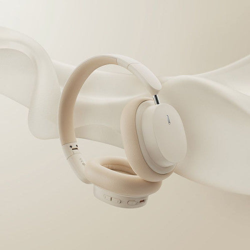 BASEUS BOWIE D05 WIRELESS HEADPHONES CREAMY-WHITE - imagen 2