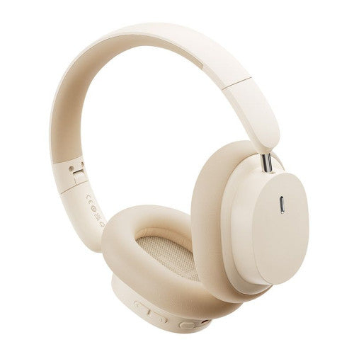 BASEUS BOWIE D05 WIRELESS HEADPHONES CREAMY-WHITE - imagen 1