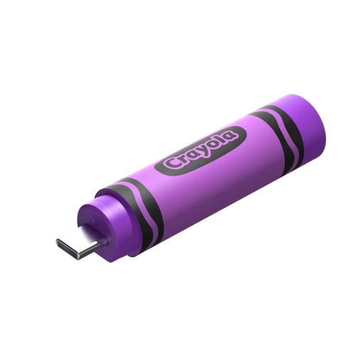 SANDISK CRAYOLA USB-C FLASH DRIVE, 128 GB, - VIVID VIOLET (PURPLE) - imagen 1