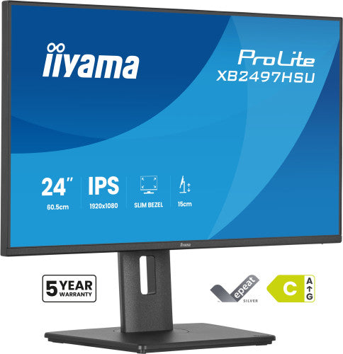 Iiyama MONITOR IIYAMA PANTALLA PARA PC 60,5 CM (23,8") 1920 X 1080 PIXELES FULL HD LED PANEL IPS ERGONÓMICO HDMI DISPLAYPORT USB - imagen 1