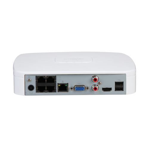Dahua (DHI-NVR2104-P-4KS3) DAHUA GRABADOR IP 4 CANALES POE 1HDD 4K CON INTELIGENCIA ARTIFICAL SMART 1U LITE BLANCO - imagen 3