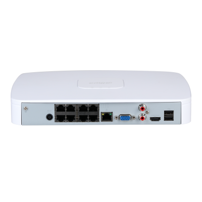 Dahua (DHI-NVR2108-8P-4KS3) DAHUA GRABADOR IP 8 CANALES POE 1HDD 4K CON INTELIGENCIA ARTIFICAL SMART 1U LITE BLANCO - imagen 2