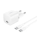 BELKIN 25W USBC PD WALL CHARGER & 1M PVC C-C, WHT - imagen 1