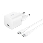 BELKIN 25W USBC PD WALL CHARGER & 1M PVC C-C, WHT - imagen 1