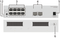 HUAWEI S210-8P2J (8*10/100/1000BASE-T PORTS (128W POE+), 2*2.5GE SFP PORTS, WITH 1*220 V AC POWER ADAPTER, FANLESS)