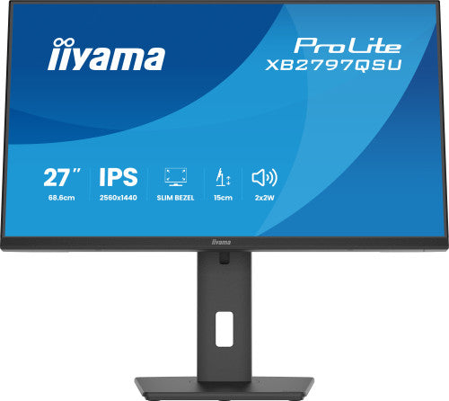 Iiyama MONITOR IIYAMA PANTALLA PARA PC 68,6 CM (27") 2560 X 1440 PIXELES QUAD HD LED PANEL IPS AJUSTABLE HDMI DISPLAYPORT USB - imagen 3