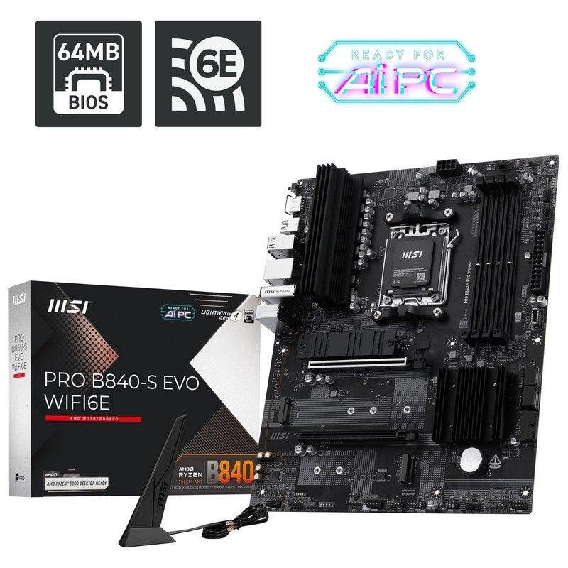 MSI PLACA MSI PRO B840-S EVO WIFI6E - imagen 3