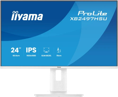 Iiyama MONITOR IIYAMA PANTALLA PARA PC 60,5 CM (23,8") 1920 X 1080 PIXELES FULL HD LED PANEL IPS COLOR BLANCO AJUSTABLE HDMI DISPLAYPORT USB - imagen 1