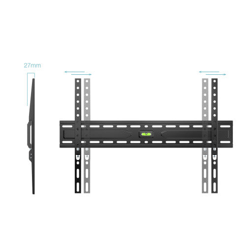 TOOQ SOPORTE FIJO PARED PANTALLAS 37"-86", NEGRO - imagen 2