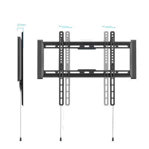 TOOQ SOPORTE FIJO PARED PANTALLAS 32"-70", NEGRO - imagen 2
