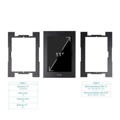 TOOQ MARCO ANTIRROBO TABLET 11", NEGRO - imagen 3