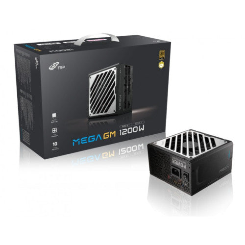 FSP MEGA-1200GM 1200W 80 PLUS GOLD FULL MODULAR ATX3.1 PCIE 5.1 12V-2X6 - imagen 1