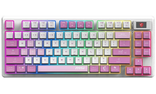 MSI TECLADO MSI FORGE GK600 TKL W VIOLET ES - imagen 1