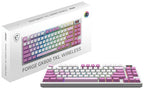 MSI TECLADO MSI FORGE GK600 TKL W VIOLET ES - imagen 3