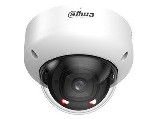 Dahua (DH-IPC-HDBW5859RP-ASE-IL-0280B) DAHUA CAMARA IP MINIDOMO SERIE 5 XINGHAN IA, 8MP, IR 50M, IP67/IK10, SOPORTA MICROSD HASTA 1TB, 12 VDC / POE, FIJA 2.8MM