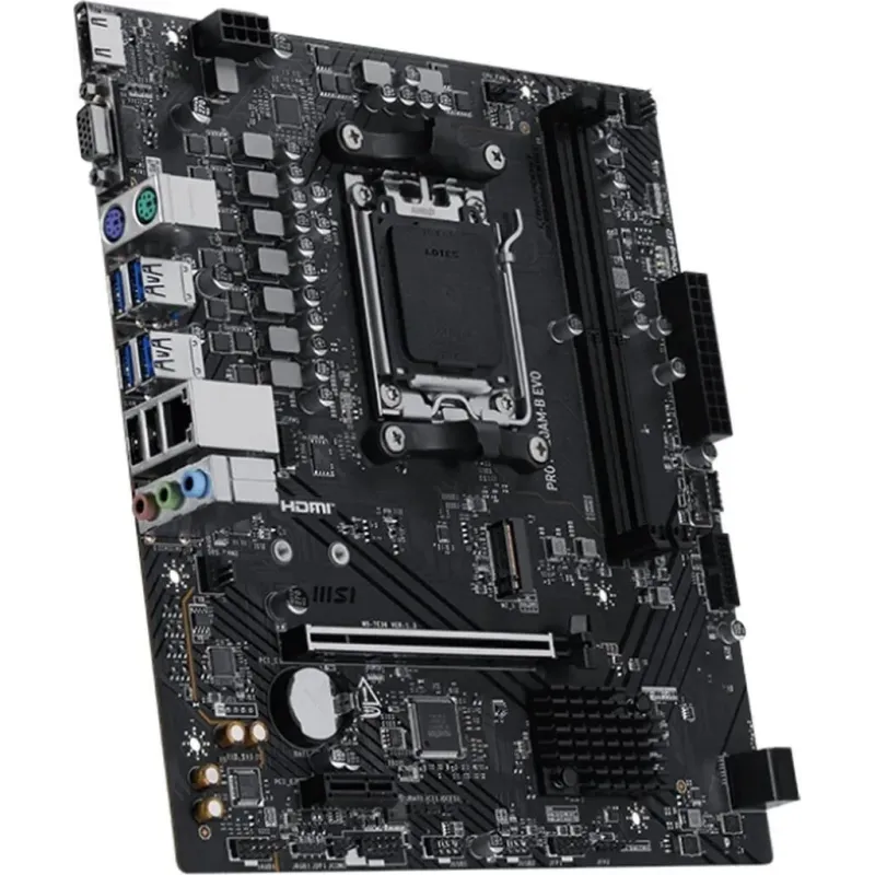 MSI PLACA MSI PRO A620AM-G EVO WIFI,AMD,AM5,A620,2DDR5,128GB,DP+HDMI,2.5GBLAN+WIFI6E+BT5.3,4SATA6+2XM.2,7USB3.2,MATX - imagen 2