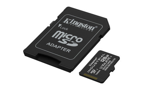 Kingston Technology Tarjeta 128GB microSDXC Industrial C10 A1 pSLC + adaptador SD - imagen 2