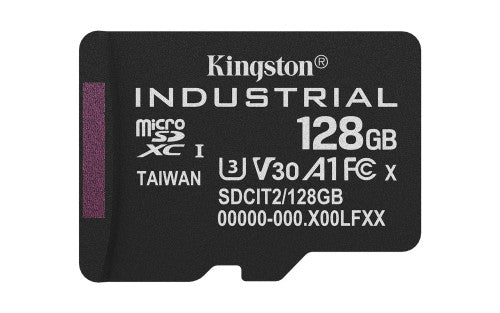 Kingston Technology Tarjeta 128GB microSDXC Industrial C10 A1 pSLC + adaptador SD - imagen 3