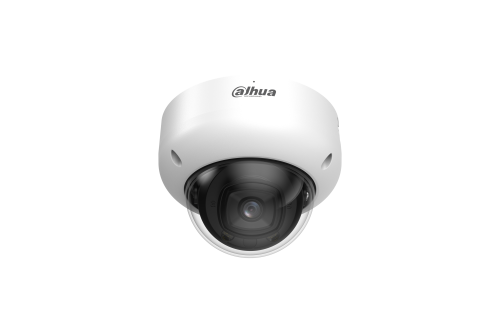 Dahua (DH-IPC-HDBW5559RP-ASE-IL-0280B) DAHUA CAMARA IP MINIDOMO SERIE 5 XINGHAN IA, 5MP, IR 50M, IP67/IK10, SOPORTA MICROSD HASTA 1TB, 12 VDC / POE, FIJA 2.8MM