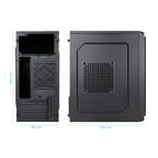 TooQ Caja Minitorre Micro-ATX “DODEKA ULTRA” Negra - imagen 2
