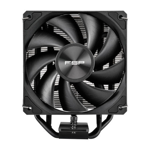 FSP REFRIGERACIONES DE AIRE INTEL LGA 1851/1700/1200 AMD AM4/AM5 120MM BLACK TOP COVER BLACK PERFORMANCE PWM FAN - imagen 2