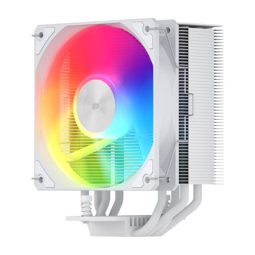 FSP REFRIGERACIONES DE AIRE INTEL LGA 1851/1700/1200 AMD AM4/AM5 120MM WHITE TOP COVER WHITE PERFORMANCE PWM FAN - imagen 3