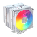 FSP REFRIGERACIONES DE AIRE INTEL LGA 1851/1700/1200 AMD AM4/AM5 120MM WHITE TOP COVER HIGH-PERFORMANCE QUIET PWM ARGB FAN - imagen 1