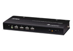 ATEN Conmutador KVMP de doble monitor con 2 puertos USB 4K HDMI (cables incluidos) - imagen 1