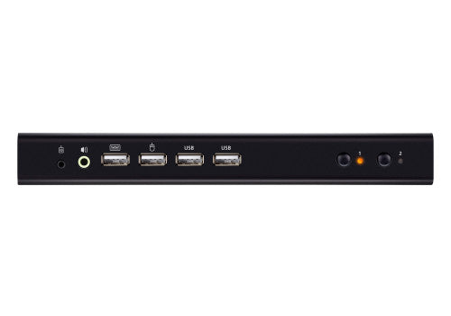 ATEN Conmutador KVMP de doble monitor con 2 puertos USB 4K HDMI (cables incluidos) - imagen 2