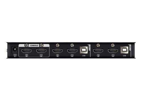 ATEN Conmutador KVMP de doble monitor con 2 puertos USB 4K HDMI (cables incluidos) - imagen 3