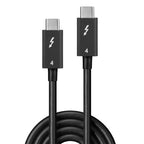 Lindy 31120 cable Thunderbolt 1 m 40 Gbit/s Negro - imagen 2