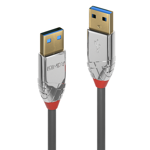 Lindy 36629 cable USB USB 3.2 Gen 1 (3.1 Gen 1) 5 m USB A Gris - imagen 1