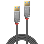 Lindy 36629 cable USB USB 3.2 Gen 1 (3.1 Gen 1) 5 m USB A Gris - imagen 2